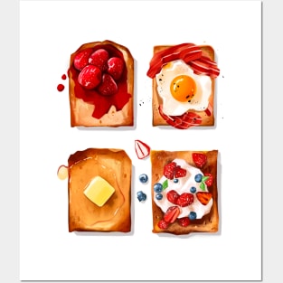 Toasts Posters and Art
